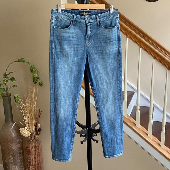 Lucky Brand Hayden High Rise Skinny Jeans Medium Wash Sz 12/31 - Picture 3 of 14
